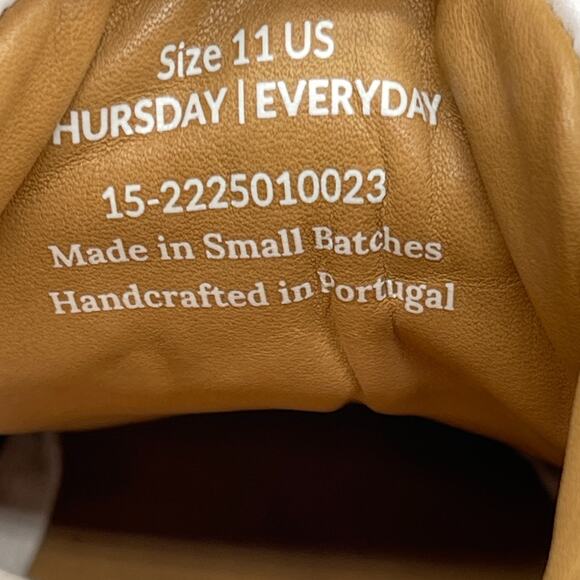 Thursday Boot Co Shoes Womens 11 White Leather Casual Walking Comfort Sneakers - Picture 8 of 8